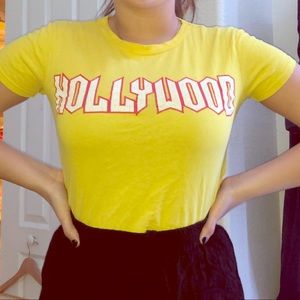 Hollywood crop top